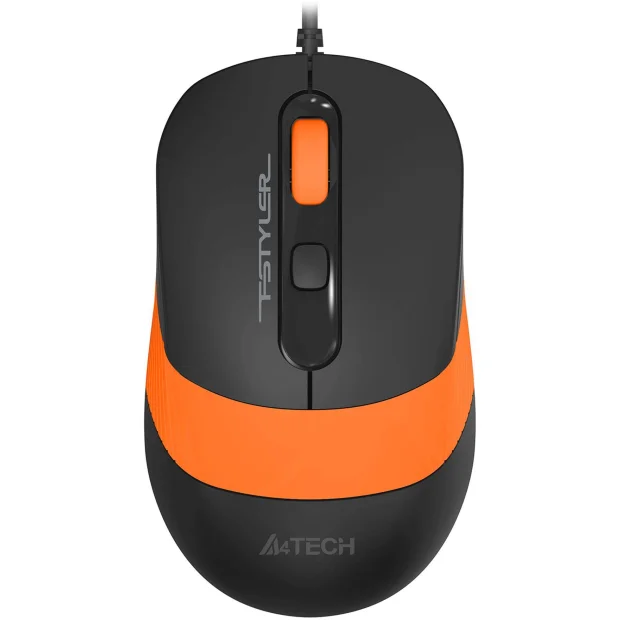 Мышь A4Tech Fstyler FM10S (оранжевый/черный)